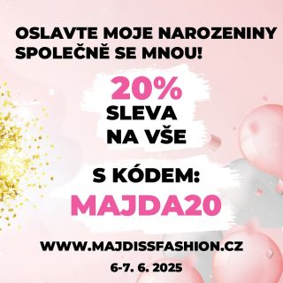 🎉 Mám narozeniny, ale dárky mám pro vás! 🥳 Dnes slavím další rok života a rozhodla jsem se, že to oslavíme společně – se...
