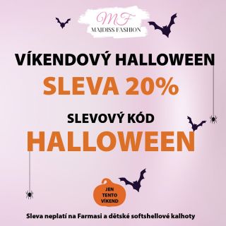 🎃 Víkendový HALLOWEEN ve znamení slev! 🦇 Užij si 20% slevu na celý nákup! Stačí při objednávce zadat kód: HALLOWEEN 👻 💻...